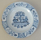 Farfurie de Bristol Anglia cca 1740-50