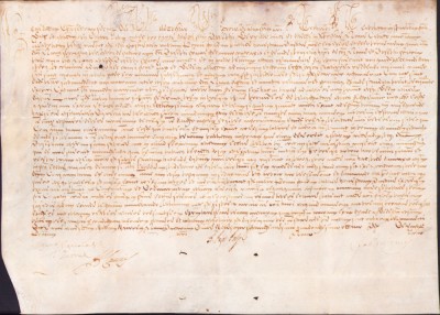 HST PM243N Bulă papală emisă de Papa Benedict al XIV-lea, 1747, pe pergament foto