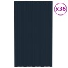 VidaXL Panouri pentru acoperiș 36 buc antracit 80x45cm oțel galvanizat