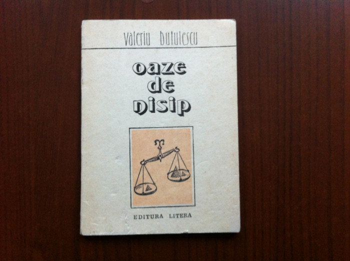 valeriu butulescu oaze de nisip aforisme ed. Litera 1985 cu dedicatia autorului