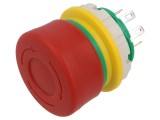 Comutator Siguranță IDEC 22mm 2 NC+NO Roșu IP65 XW1E-BV3SG12TR