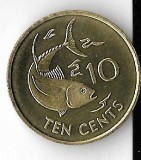 Moneda 10 cents 2007 - Seychelles