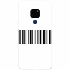 Husa silicon pentru Huawei Mate 20, Bar Code foto