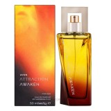 Apa de parfum Avon Attraction Awaken pentru femei, 50 ml , floral-fructata cu note de mandarina, trandafir si mosc, parfum proaspat si energizant