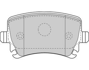 Placute frana Audi A3, A4, A6, A8, TT, Skoda Octavia, Superb, Yeti, VW Caddy, Golf, Golf Plus, Jetta, Passat, Scirocco, Sharan, Tiguan, Touran, punte