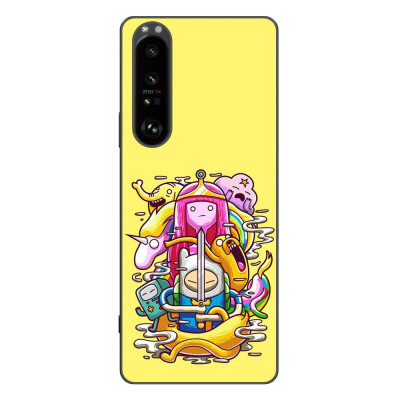 Husa compatibila cu Sony Xperia 1 III Silicon Gel Tpu Model Adventure Time Poster foto