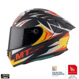 Casca integrala pentru scuter - motocicleta MT KRE+ Carbon Acosta A37 albastru inchis (negru) mat &ndash; 100% carbon &ndash; FIM approved Albastru mat L (59/60cm