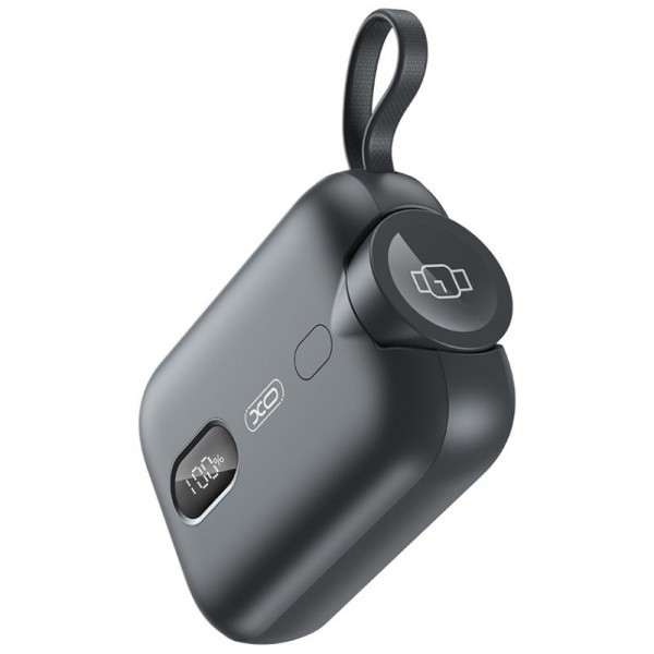 Baterie Externa Wireless XO Design PR260, 10000mAh, 20W, QC + PD + FQI, 1 x QI - 2 x USB-C, Neagra