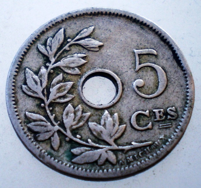 7.278 BELGIA 5 CENTIMES 1906 BELGIQUE