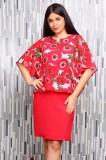 Cumpara ieftin Rochie Eleganta Marsilia RosuMarimea, Yves