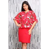 Rochie Eleganta Marsilia Rosu - 42Marimea