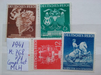 1941-Germania- Complet set-MLH-perfect foto