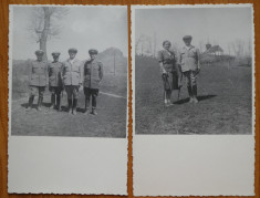 2 fotografii tip carte postala , Petru Groza la Hartagani , jud. Hunedoara ,1949 foto