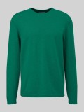 Cumpara ieftin Pulover bărbați big sizes tricotat, cu decolteu la baza g&acirc;tului, Verde, 2XL