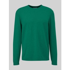 Pulover bărbați big sizes tricotat, cu decolteu la baza g&acirc;tului, Verde, 2XL