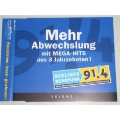 CD Various &ndash; Berliner Rundfunk 91,4 Mehr Abwechslung Mit Mega-Hits Aus 3 Jahrzehnten! (EX)