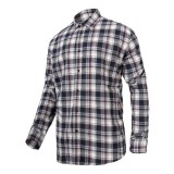 CAMASA FLANEL CU CAROURI GROASA / GRI - 3XL/H-194