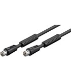 Cablu COAXIAL TV antena 3.5m mama-tata 75 ohm cu ferita 80DB Dublu