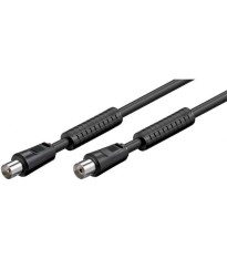 Cablu COAXIAL TV antena 3.5m mama-tata 75 ohm cu ferita 80DB Dublu