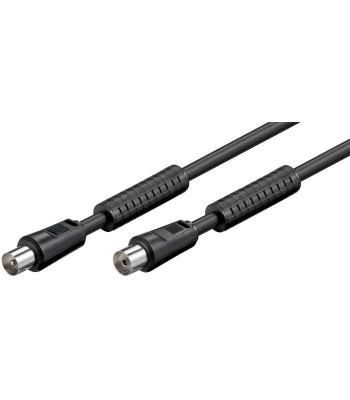 Cablu COAXIAL TV antena 3.5m mama-tata 75 ohm cu ferita 80DB Dublu foto