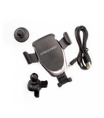 Incarcator wireless grilaj auto 10W pentru telefon mobil CARGUARD foto