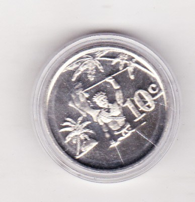 bnk mnd Tokelau 10 centi 2012 unc foto