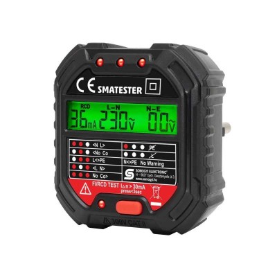 Tester conector si releu Fi cu voltmetru Home SMATESTER foto