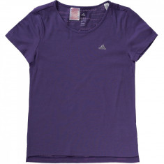 Tricou Adidas Climalite fete, mov, marimea 140 cm foto