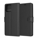 Cumpara ieftin Husa pentru iPhone 13 Pro Max, Techsuit Leather Folio, Black