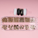 Cumpara ieftin Strasuri Unghii LUXORISE, Perfect Treasure, 12 modele