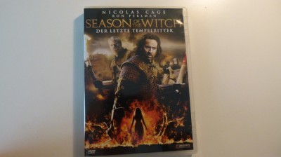 season of the witch - nicolas cage, dvd foto