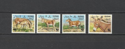 SUDAN 1994 WWF FAUNA PROTEJATA MAGARI foto