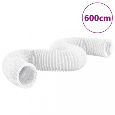 vidaXL Conductă de evacuare, 6 m, &amp;Oslash;20 cm, PVC foto