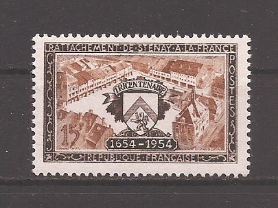 Franta 1954 - A 300-a aniversare a Stenay-ului, MNH