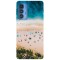 Husa compatibila cu Motorola G51 model Tropical beach, Silicon, TPU, Viceversa
