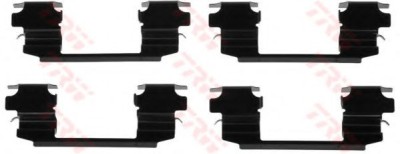 Set accesorii, placute frana NISSAN X-TRAIL (T30) (2001 - 2013) TRW PFK538 foto