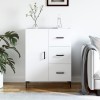 Gossi servanta, alb, 69,5x34x90 cm, lemn compozit