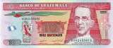 GUATEMALA █ bancnota █ 10 Quetzales █ 2016 █ P-123A █ UNC █ necirculata