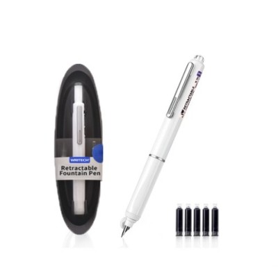 STILOU RETRACTABIL WRITECH ALB foto