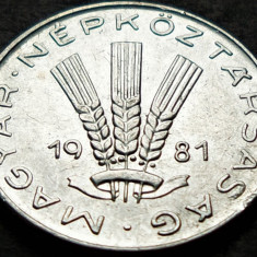 Moneda 20 FILLER - UNGARIA / RP UNGARA, anul 1981 * cod 5078 = A.UNC