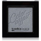 bellaoggi Color Affair Eyeshadow fard ochi cu particule stralucitoare culoare Queen Grey 2 g
