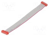 Cablu panglică cu conectori P.cablu-bandă: 1,27mm PIN: 12 2x6
