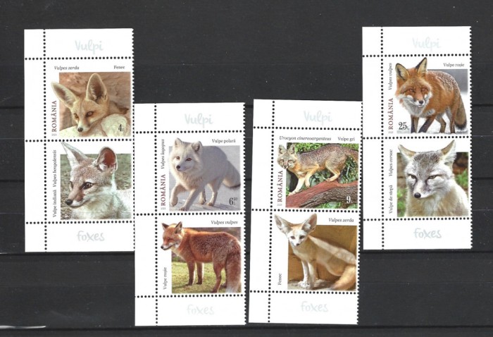 ROMANIA 2025 - VULPI, VINIETA 2, MNH - LP 2507