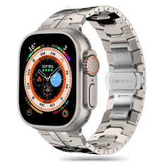 Techsuit - Watchband 22mm (W063) - Huawei Watch GT 2 (46mm)/GT 2 Pro/GT 3 Pro (46mm)/Ultimate, Xiaomi Watch S1 - Titanium foto