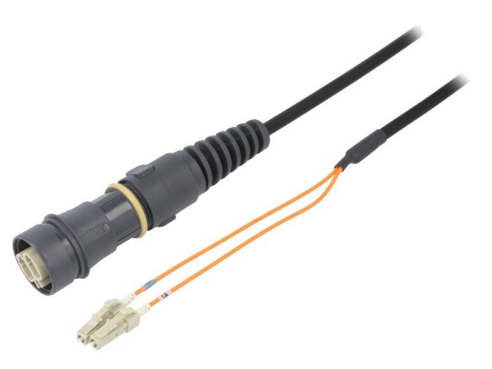 Patch Cord Fibră Optică Duplex Multimod Baionetă