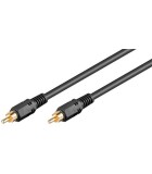 Cablu digital audio coaxial RG59 RCA S/PDIF 5m tata-tata Goobay 50435