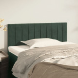 Cumpara ieftin Tăblie de pat, verde &icirc;nchis, 80x5x78/88 cm, catifea