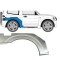 Segment aripa spate MITSUBISHI PAJERO/MONTERO (V60/V70), 04.2000-12.2002, partea Dreapta, otel galvanizat