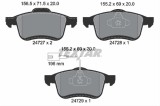 Set placute frana TEXTAR 2472701