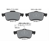 Set placute frana TEXTAR 2472701